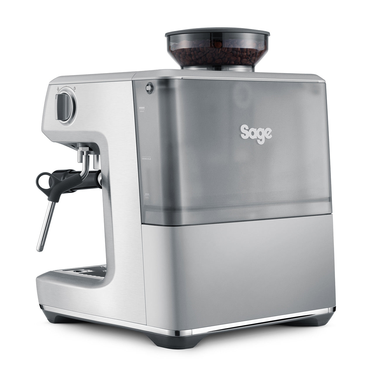 Sage coffee grinder on a white background